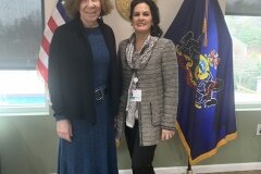 January 31, 2020 - Senator Iovino meeting with Nicole Fedeli, Director of Public Policy & Engagement for UPMC, to discuss the variety of services offered by UPMC Western Psychiatric Hospital