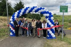 June 13, 2019 - Senator Iovino joins local leaders and residents to cut the ribbon on the new Discovery path in Collier Township.This 1.2-mile trail offers beautiful vistas for residents & visitors. So glad that state grant funding could help deliver this amenity for residents of the 37th District! ‬