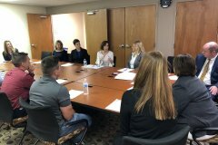 June 20, 2019 - Senator Iovino joins the discussion at Gateway Rehab, and Opioid use treatment and recovery program.