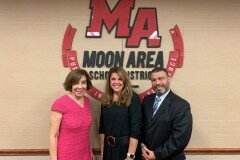 October 1, 2019 - Senator Iovino with the PA Secretary of Education, Pedro A. Rivera, and the Moon Area School District Superintendent, Dr. Maureen Ungarean after chairing the Southwestern PA meeting of the Special Education Funding Commission.