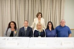September 29, 2019 - Senator Iovino at the 37th District's Open House on Addiction with the panelists.